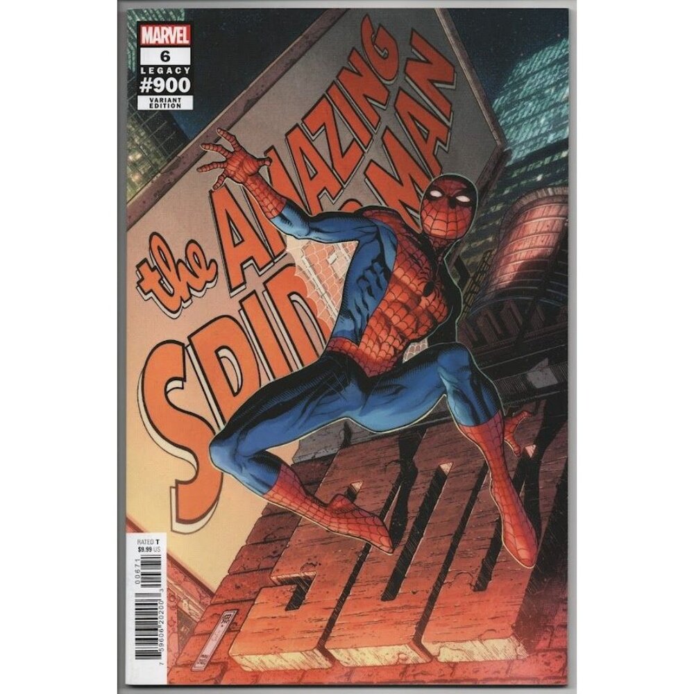Amazing Spider-Man 6 Marvel 2022 VF+ 8.5 Jim Cheung 1:50 RI Legacy 900 Variant